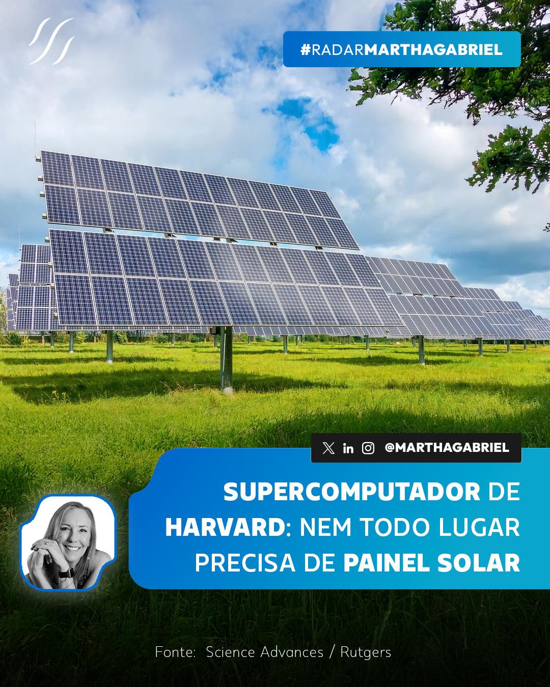 Supercomputador de Harvard: nem todo lugar precisa de painel solar