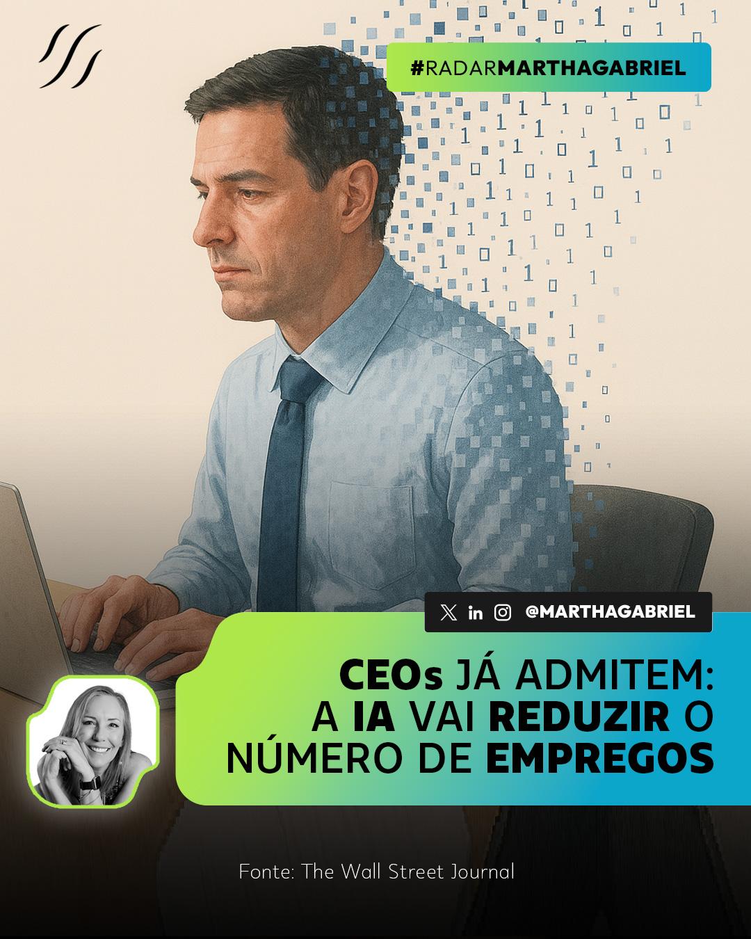 CEOS já admitem: a IA vai reduzir o número de empregos
