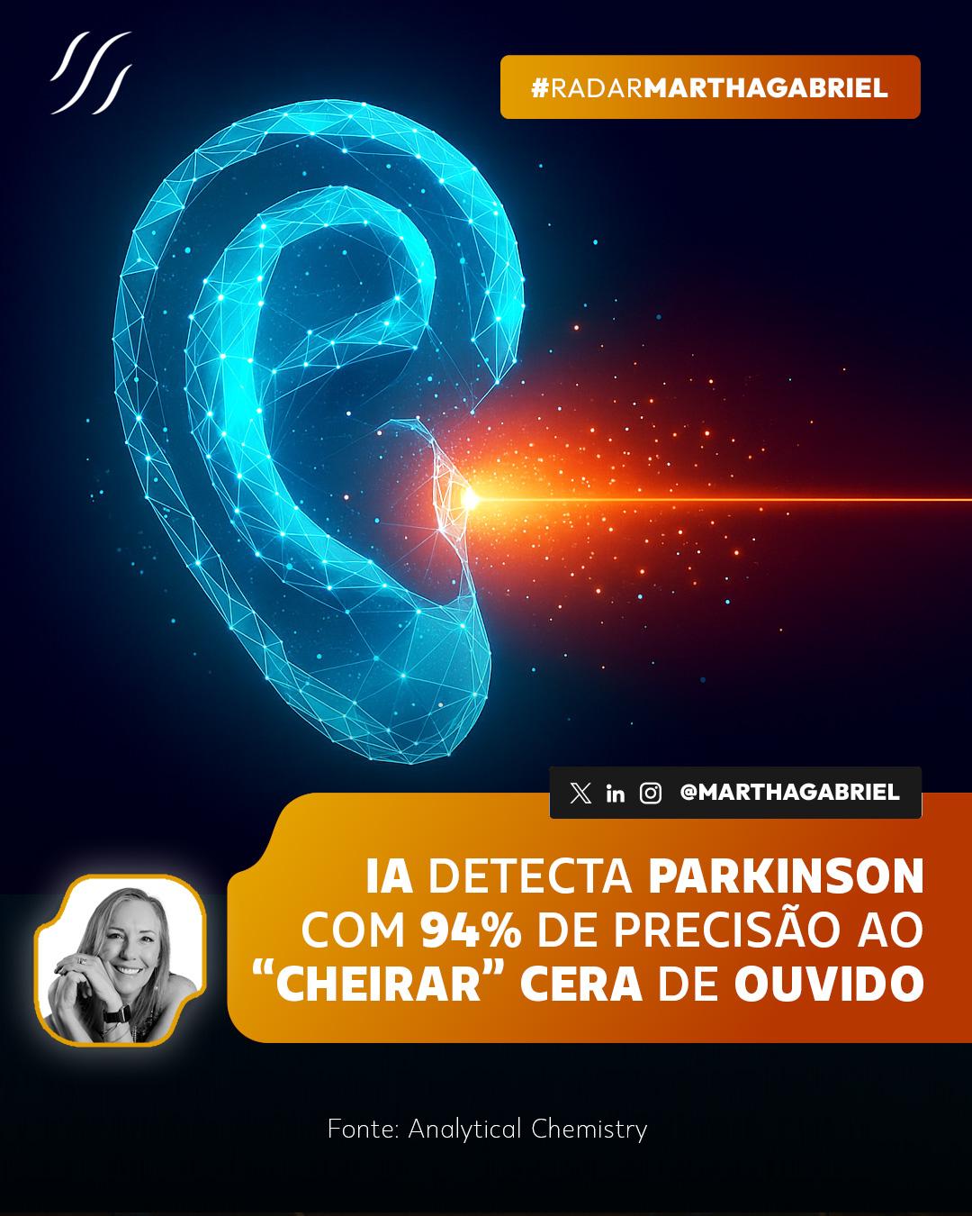 IA detecta Parkinson com 94% de precisão "cheirar" cera de ouvido