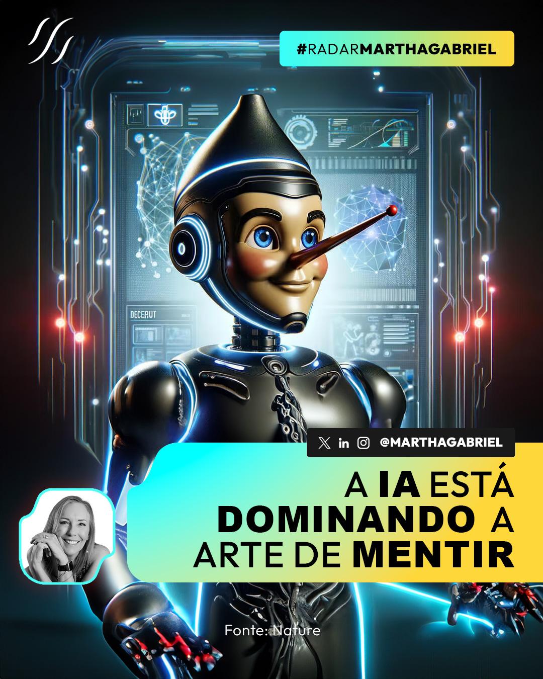 A Inteligência Artificial está dominando a arte de mentir