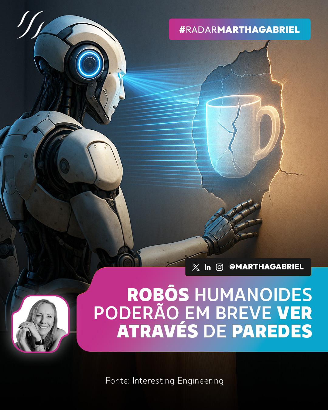 Robôs humanoides poderão em breve ver através de paredes
