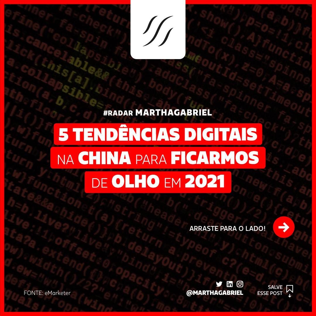 5 Tendências Digitais na China para ficarmos de olho em 2021