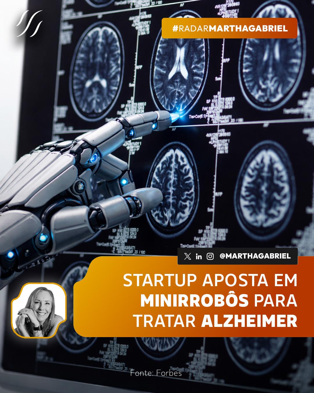 Startup aposta em minirrobôs para tratar Alzheimer