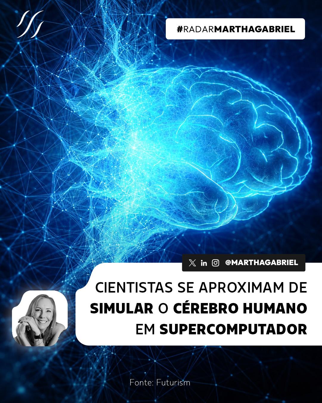 Cientistas se aproximam de simular o cérebro humano em supercomputador