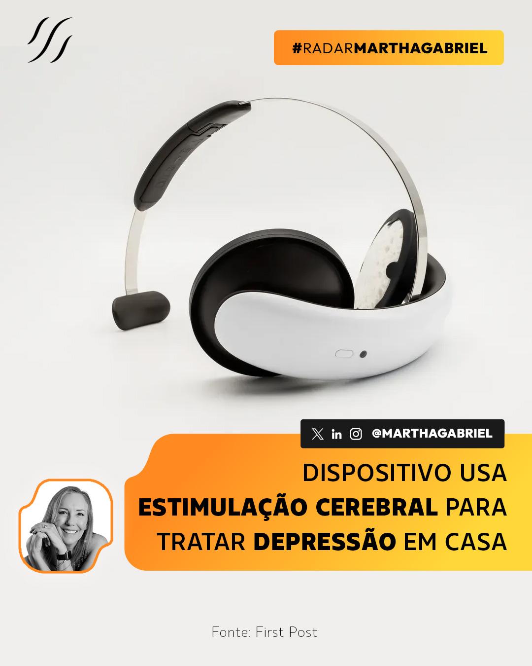 Dispositivo usa estimulação cerebral para tratar depressão em casa