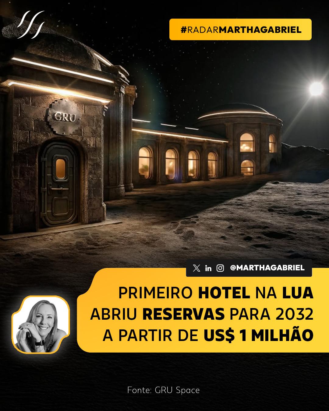 Primeiro hotel na Lua abriu reservas para 2032 a partir de US$ 1 milhão