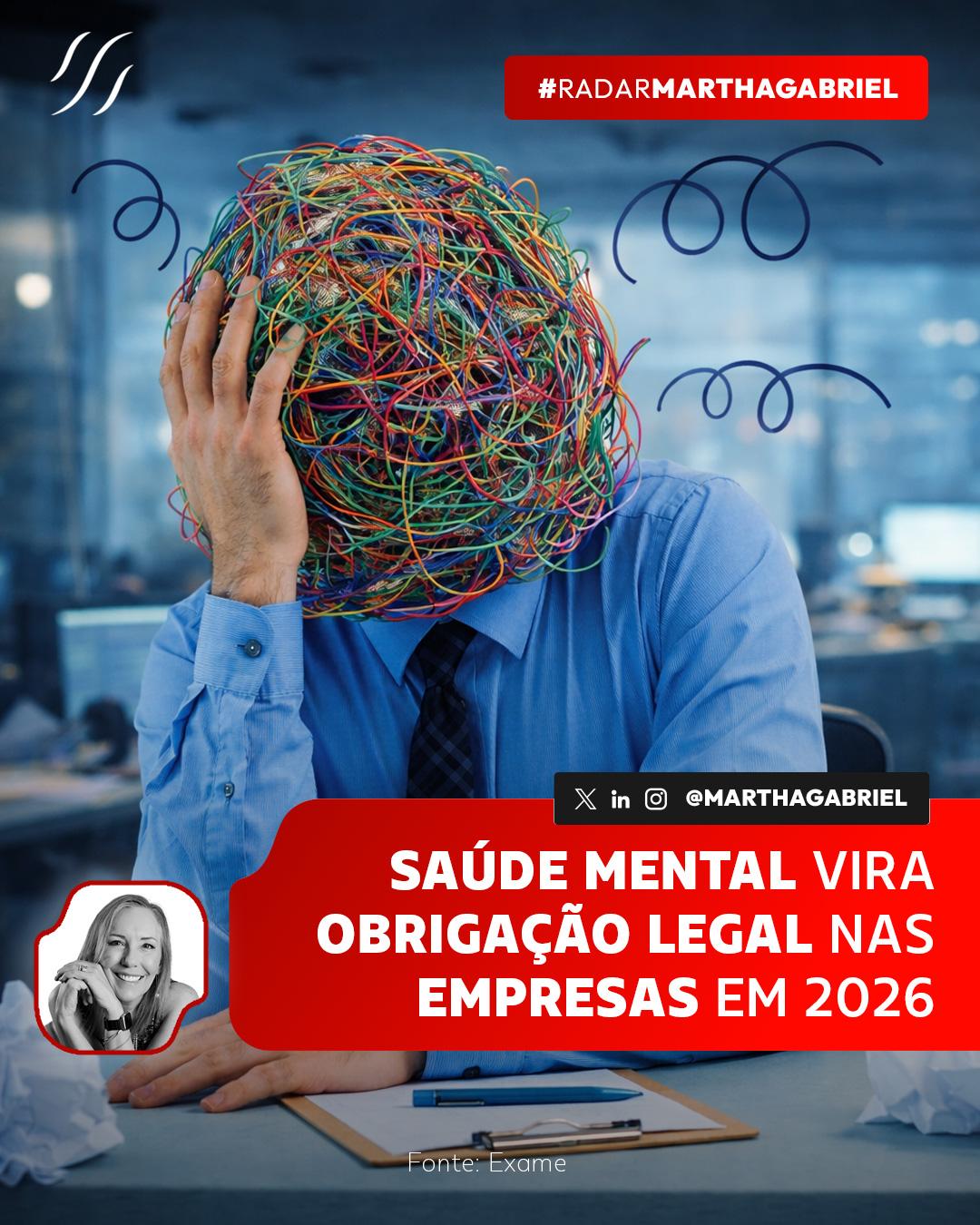 Saúde mental vira obrigação legal nas empresas em 2026