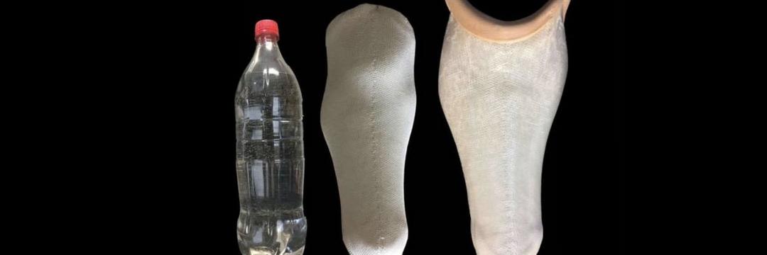 Pesquisadores transformam garrafas PET em próteses