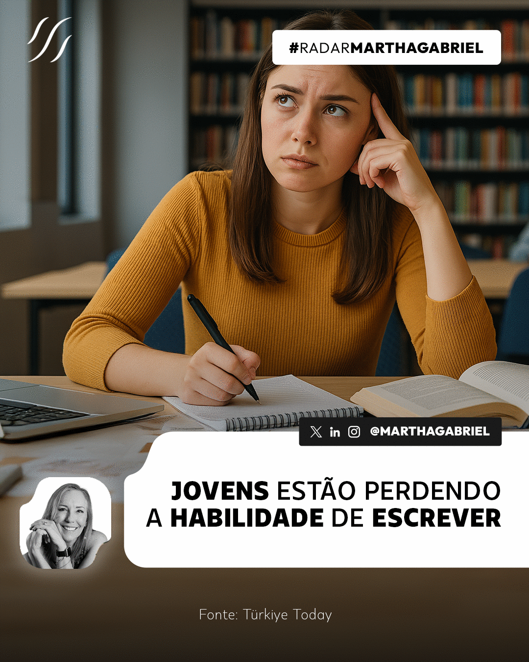 Jovens estão perdendo a habilidade de escrever