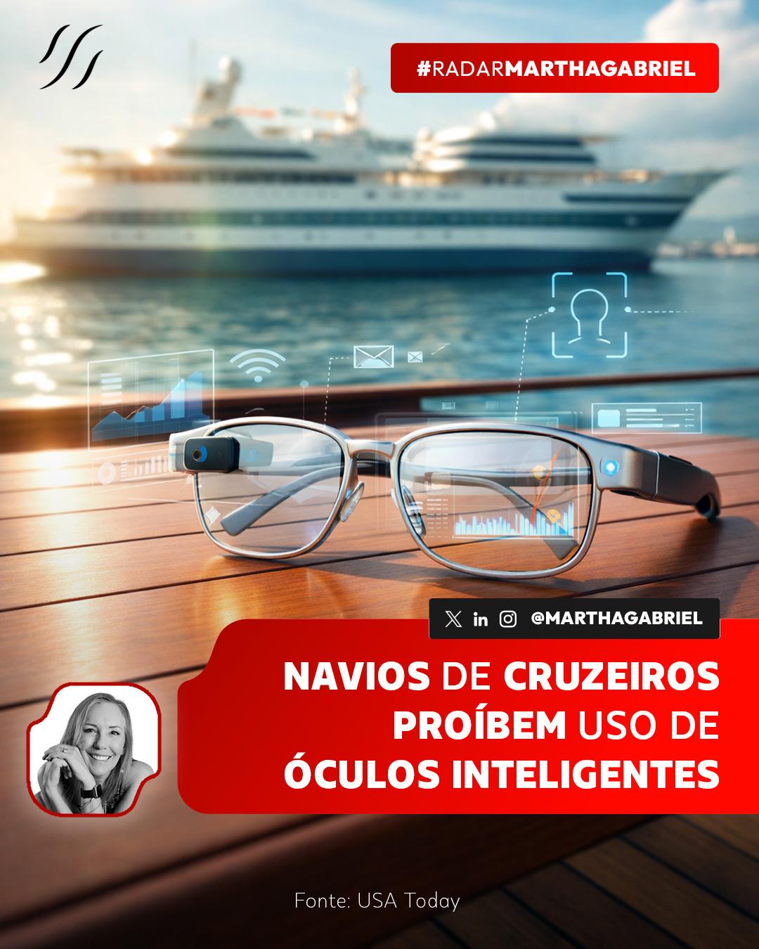 Navios de cruzeiros proíbem óculos inteligentes