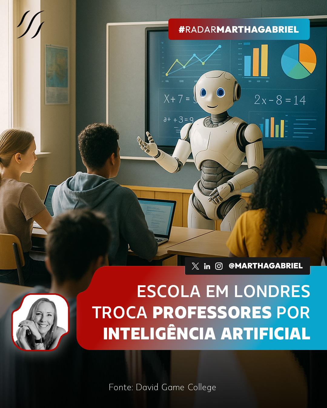 Escola em Londres troca professores por Inteligência Artificial