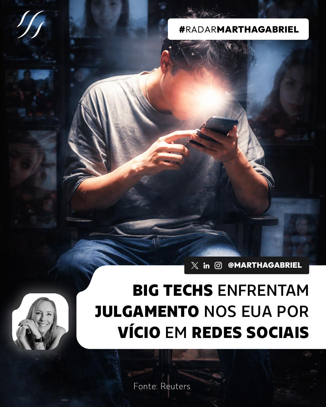 Big Techs enfrentam julgamento nos EUA por vício em redes sociais