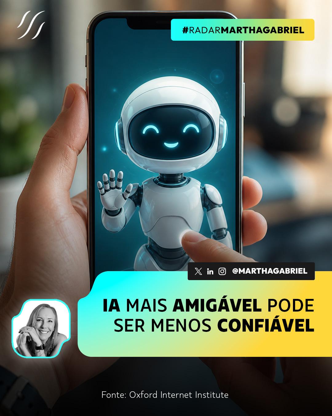 IA mais amigável pode ser menos confiável