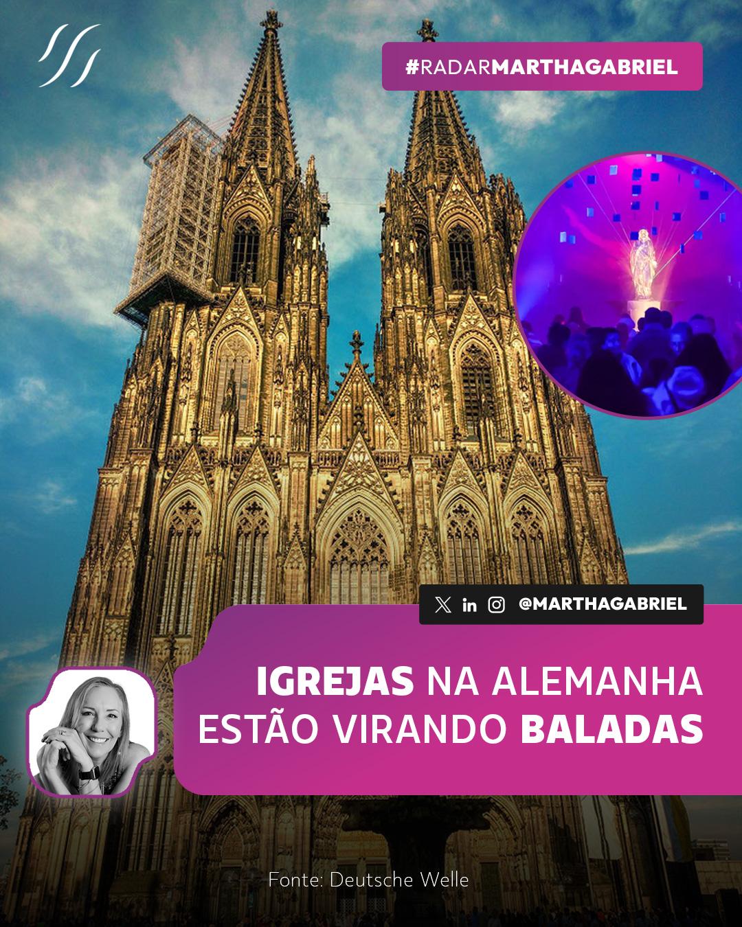 Igrejas na Alemanha estão virando baladas