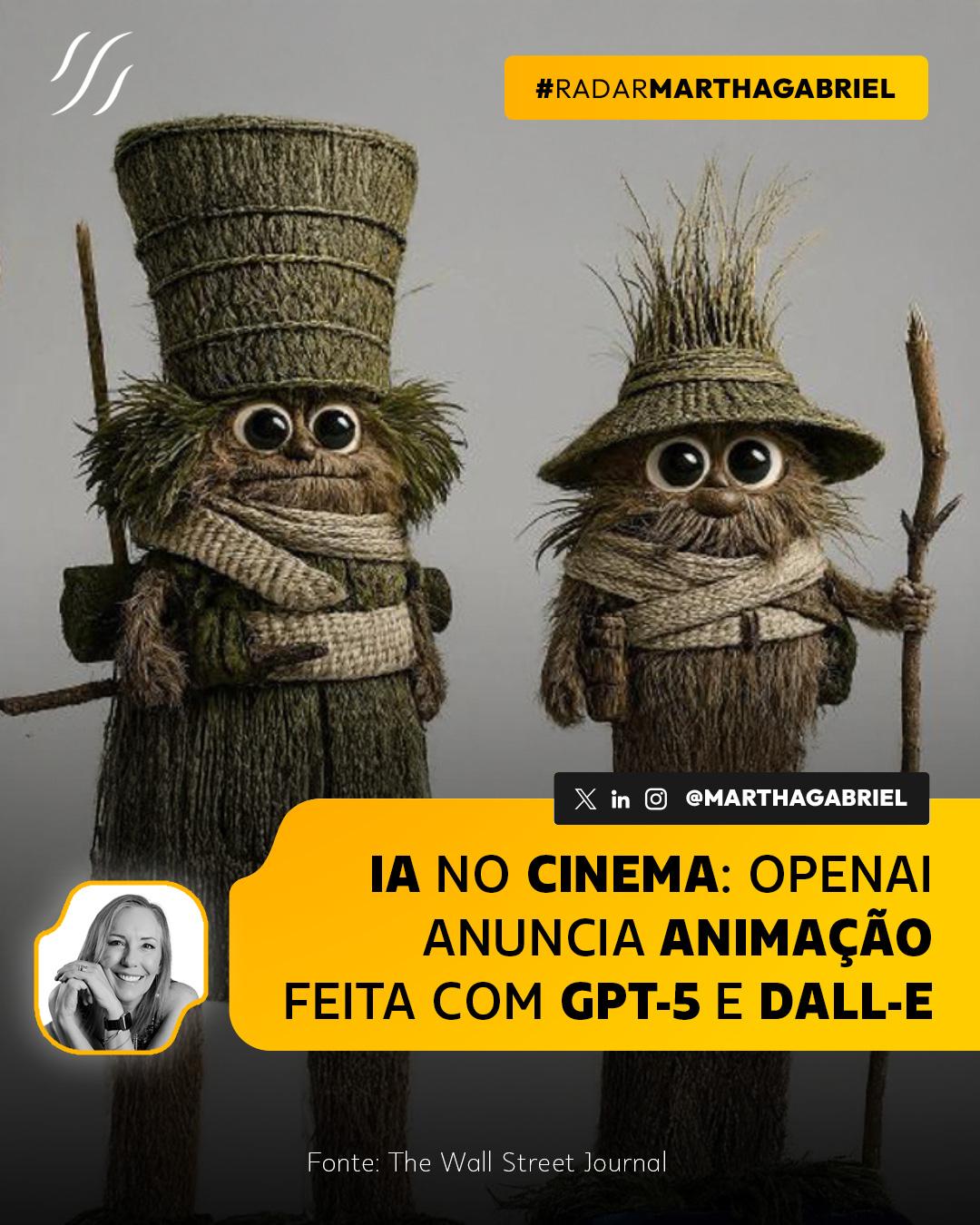 IA no cinema: OpenAI anuncia animação feita com GPT-5 e DALL-E
