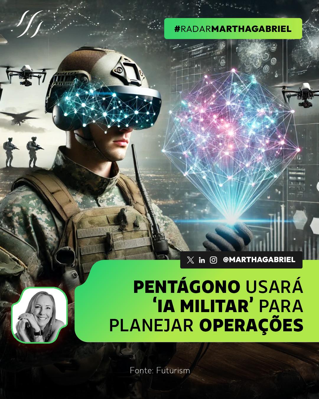 Pentágono usará 'IA Militar' para planejar operações