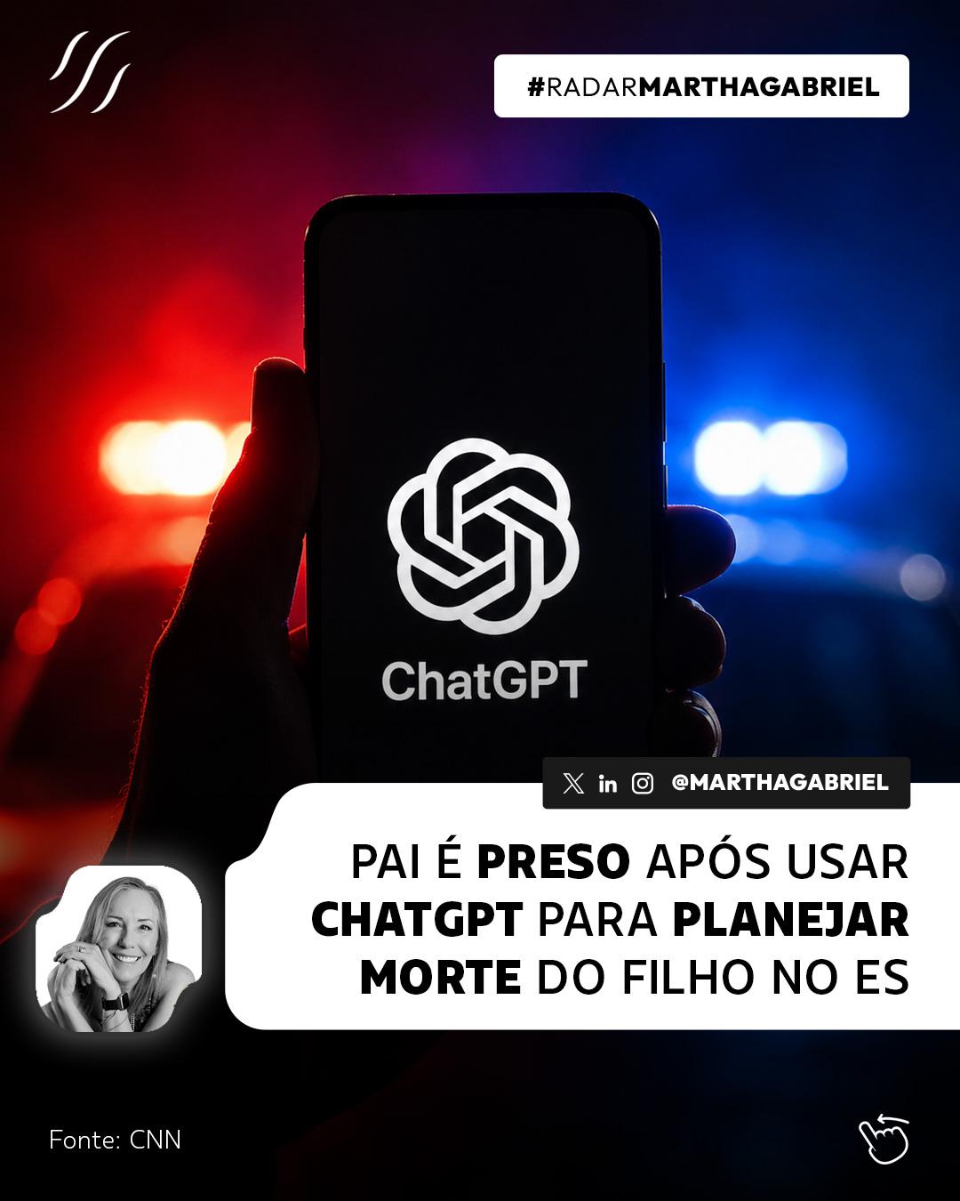 Pai é preso após usar ChatGPT para planejar morte do filho no ES