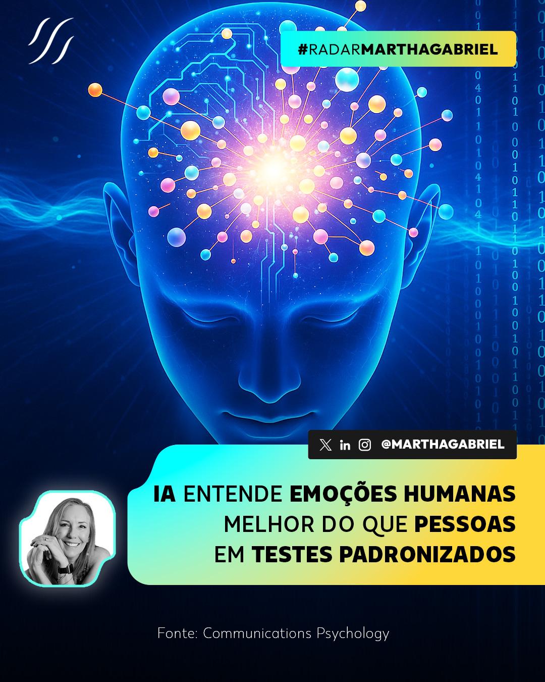 IA entende emoções humanas melhor do que pessoas em testes padronizados