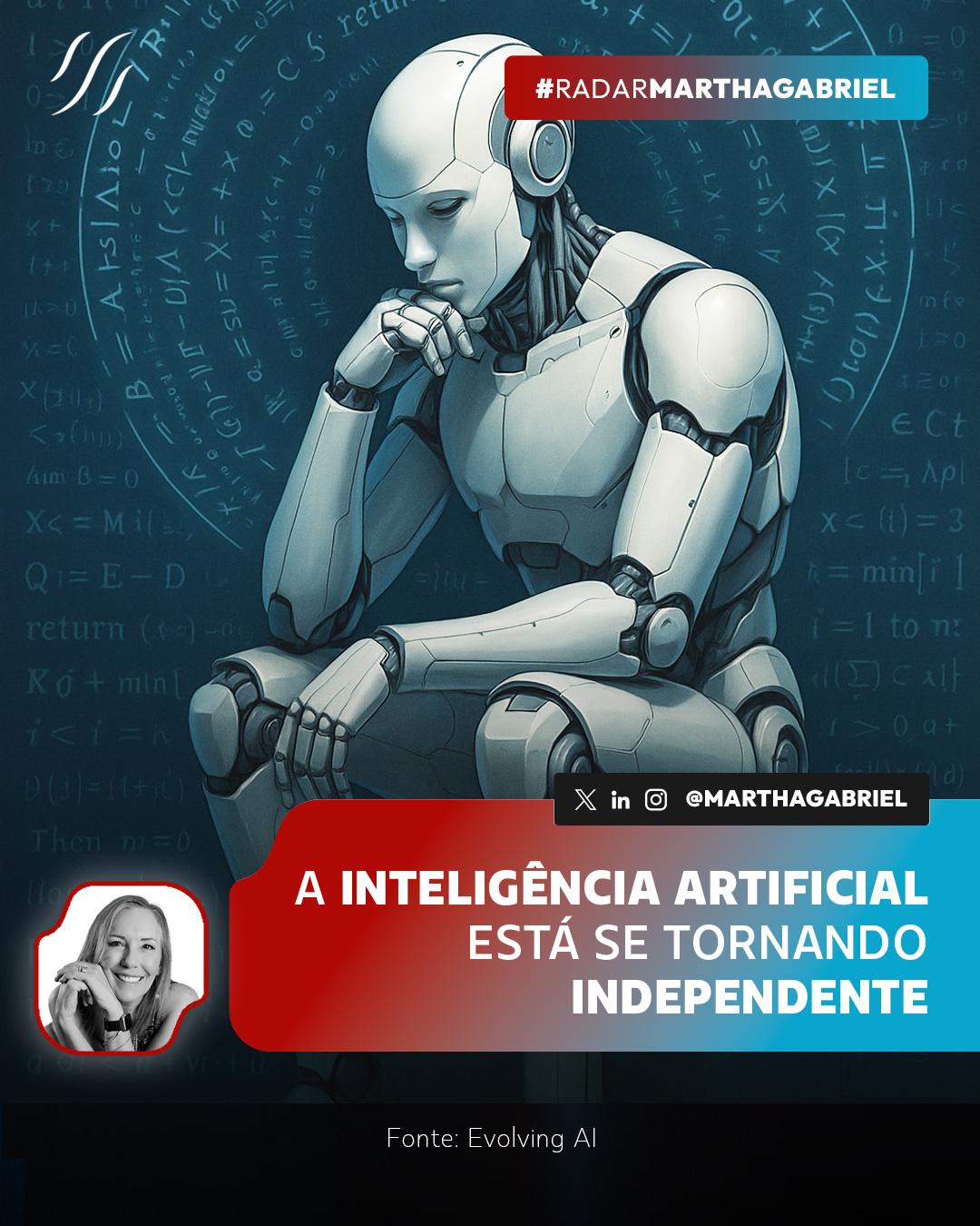 A Inteligência Artificial está se tornando independente