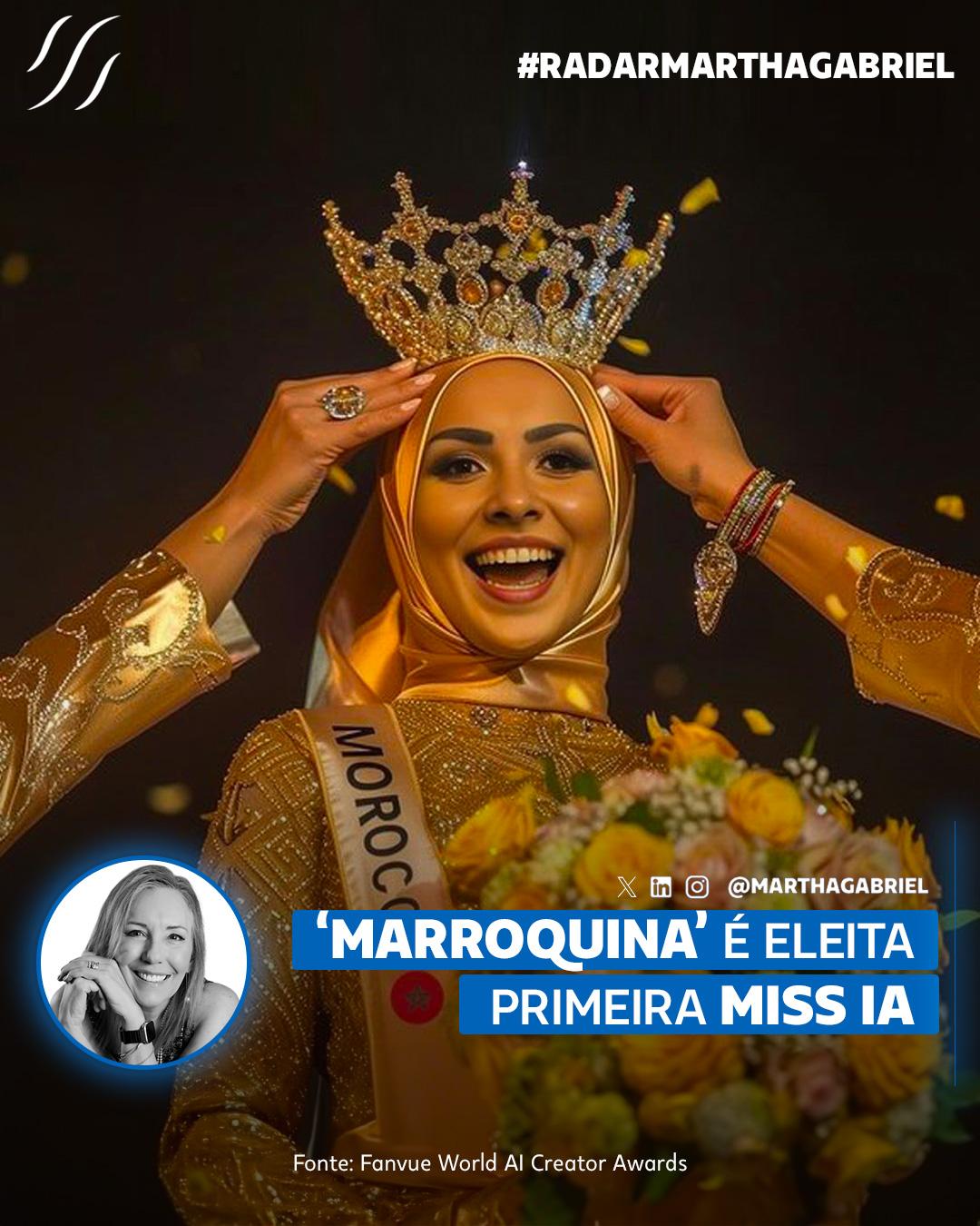 'Marroquina' é eleita primeira Miss IA