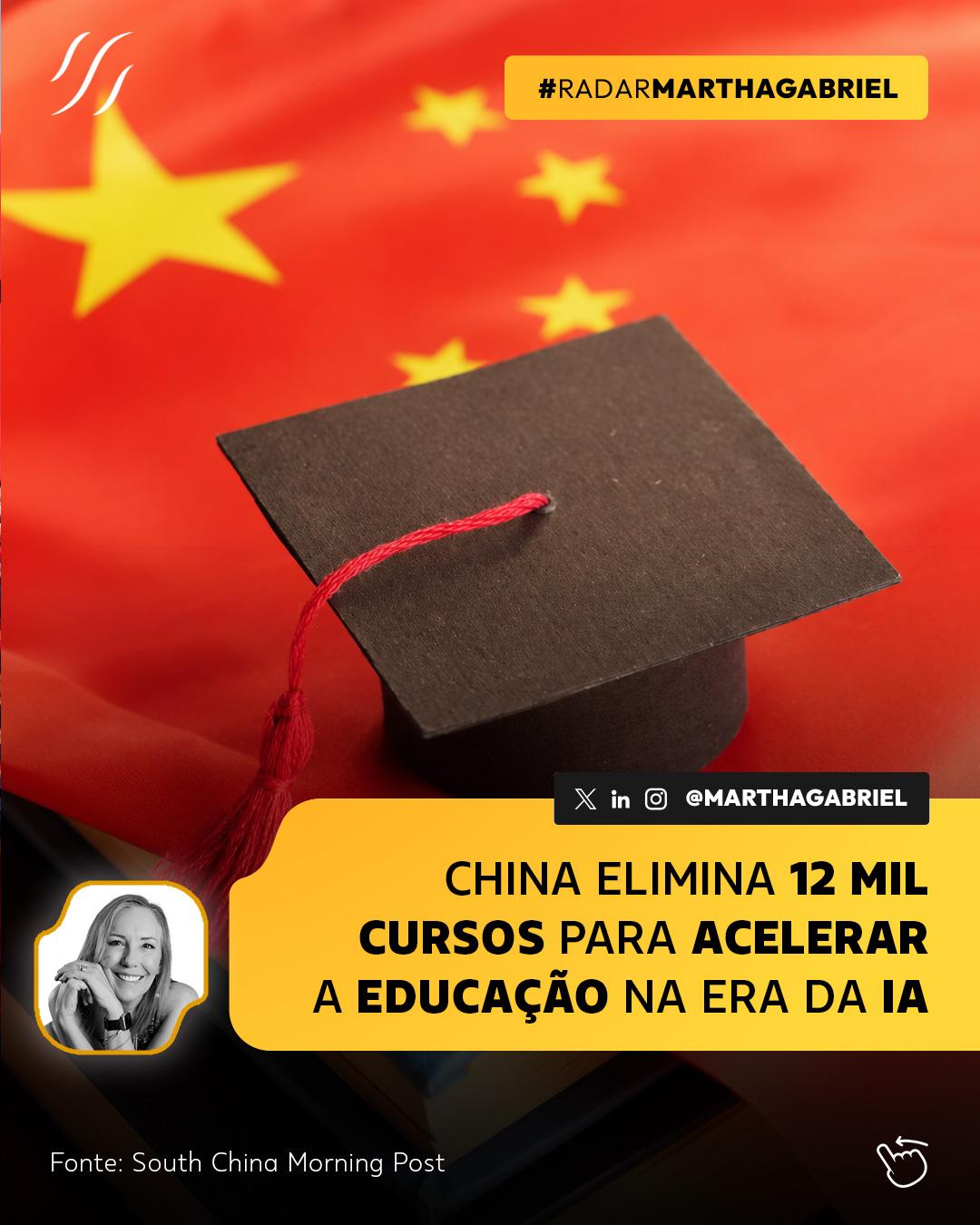 China elimina 12 mil cursos para acelerar a educação na era da IA