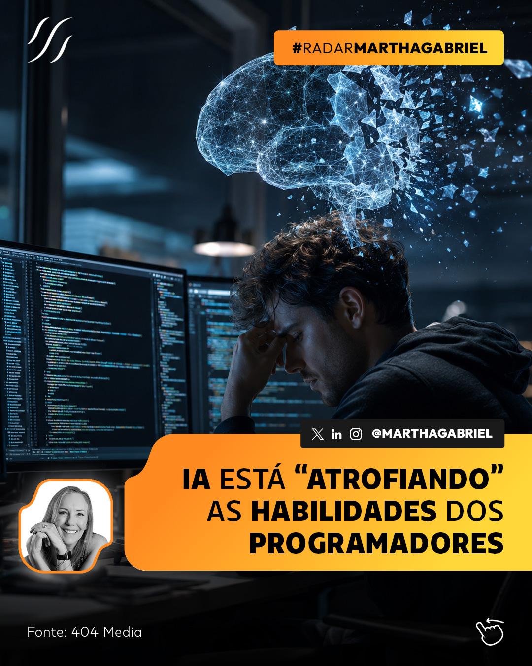IA está "atrofiando" as habilidades dos programadores