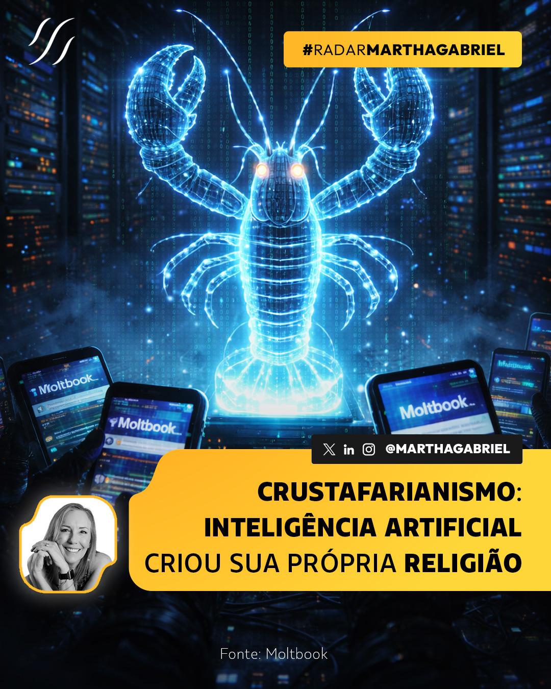 Crustafarianismo: Inteligência Artificial criou sua própria religião
