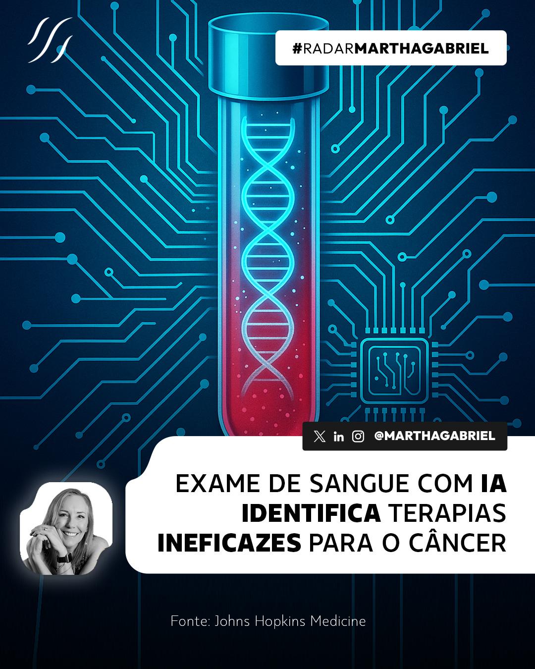 Exame de sangue com IA identifica rapidamente terapias ineficazes contra o câncer