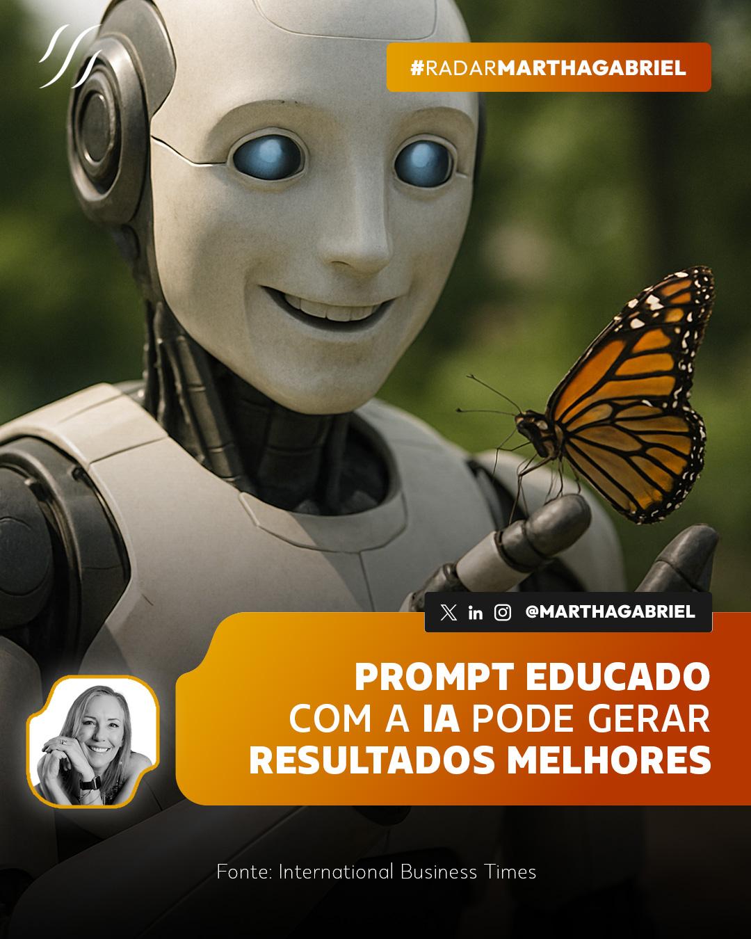 Prompt educado com a IA pode gerar resultados melhores