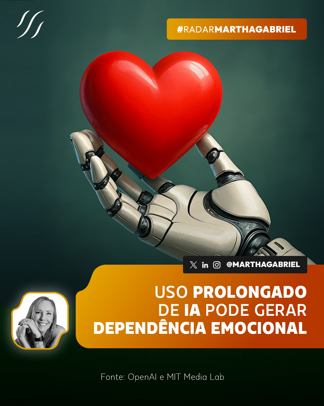Uso prolongado de IA pode gerar dependência emocional