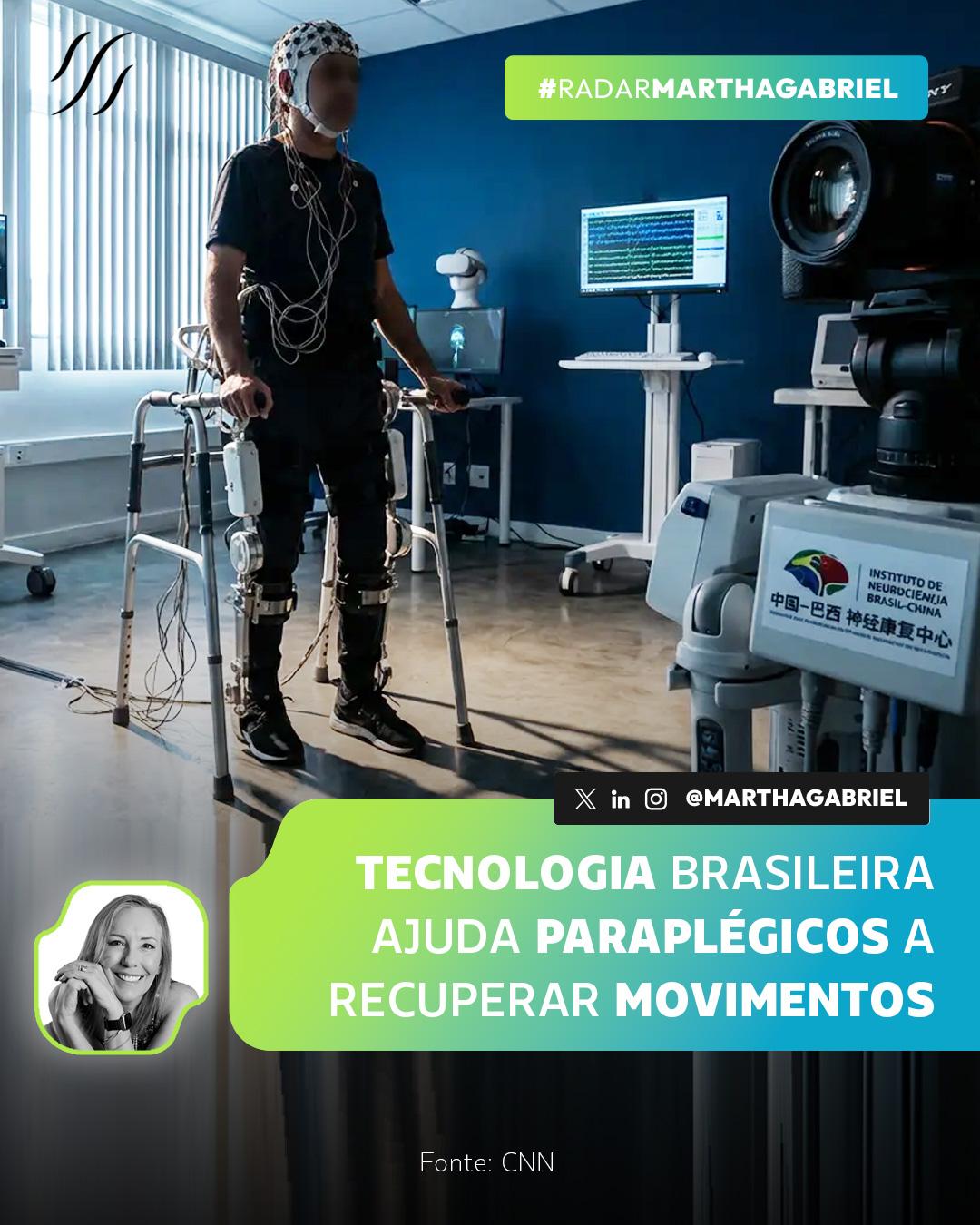 Tecnologia brasileira ajuda paraplégicos a recuperar movimentos