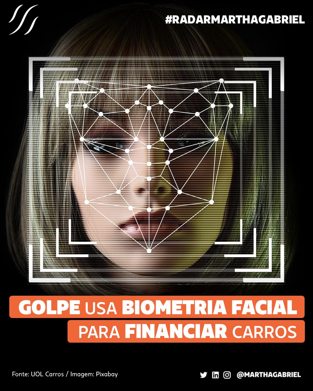 Golpe usa biometria facial para financiar carros