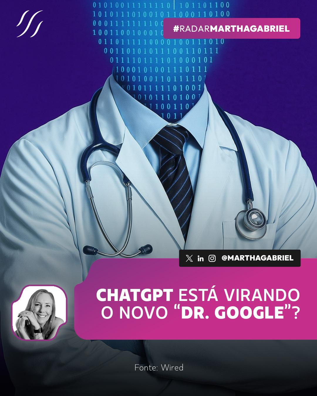 ChatGPT está virando o novo "Dr. Google"?