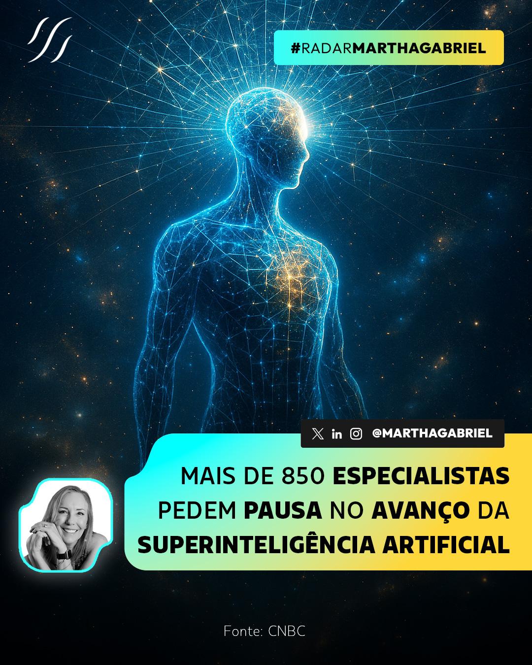 Mais de 850 especialistas pedem pausa no avanço da Superinteligência Artificial