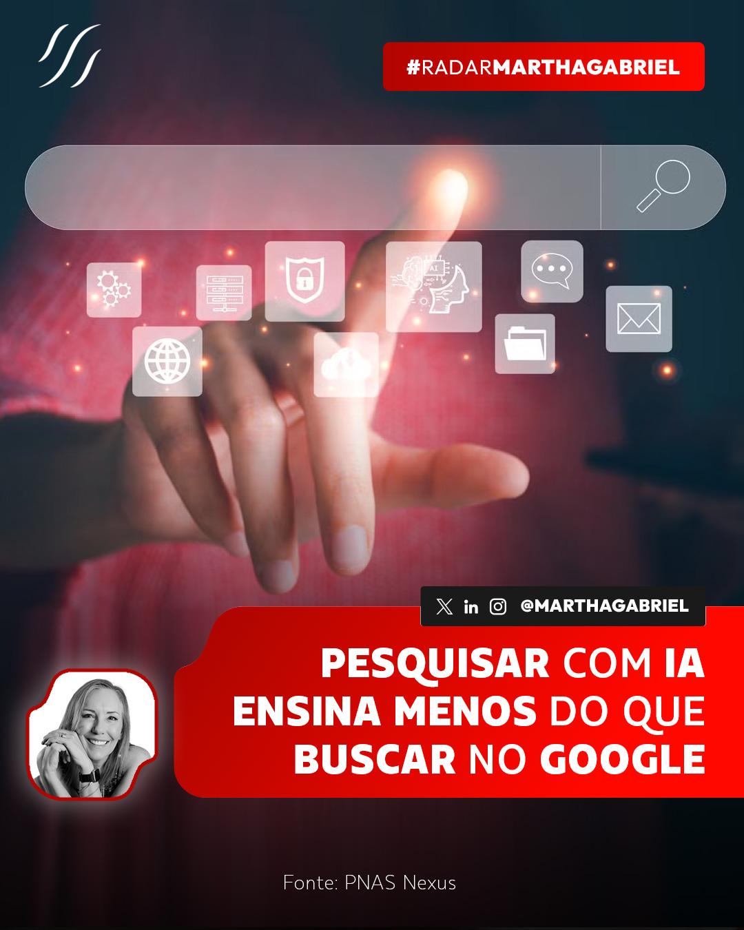 Pesquisar com IA ensina menos que buscar no Google