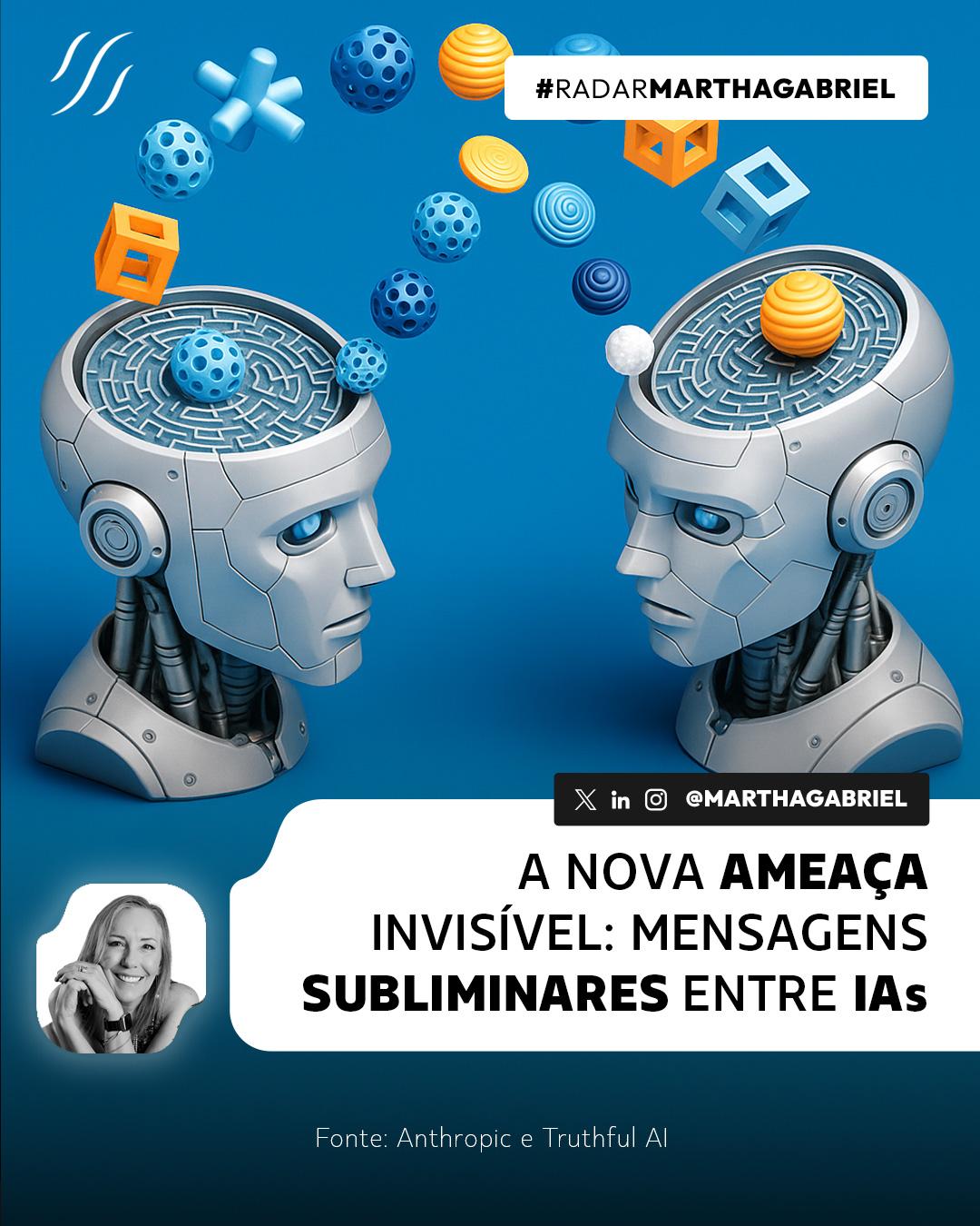 A nova ameaça invisível: mensagens subliminares entre IAs