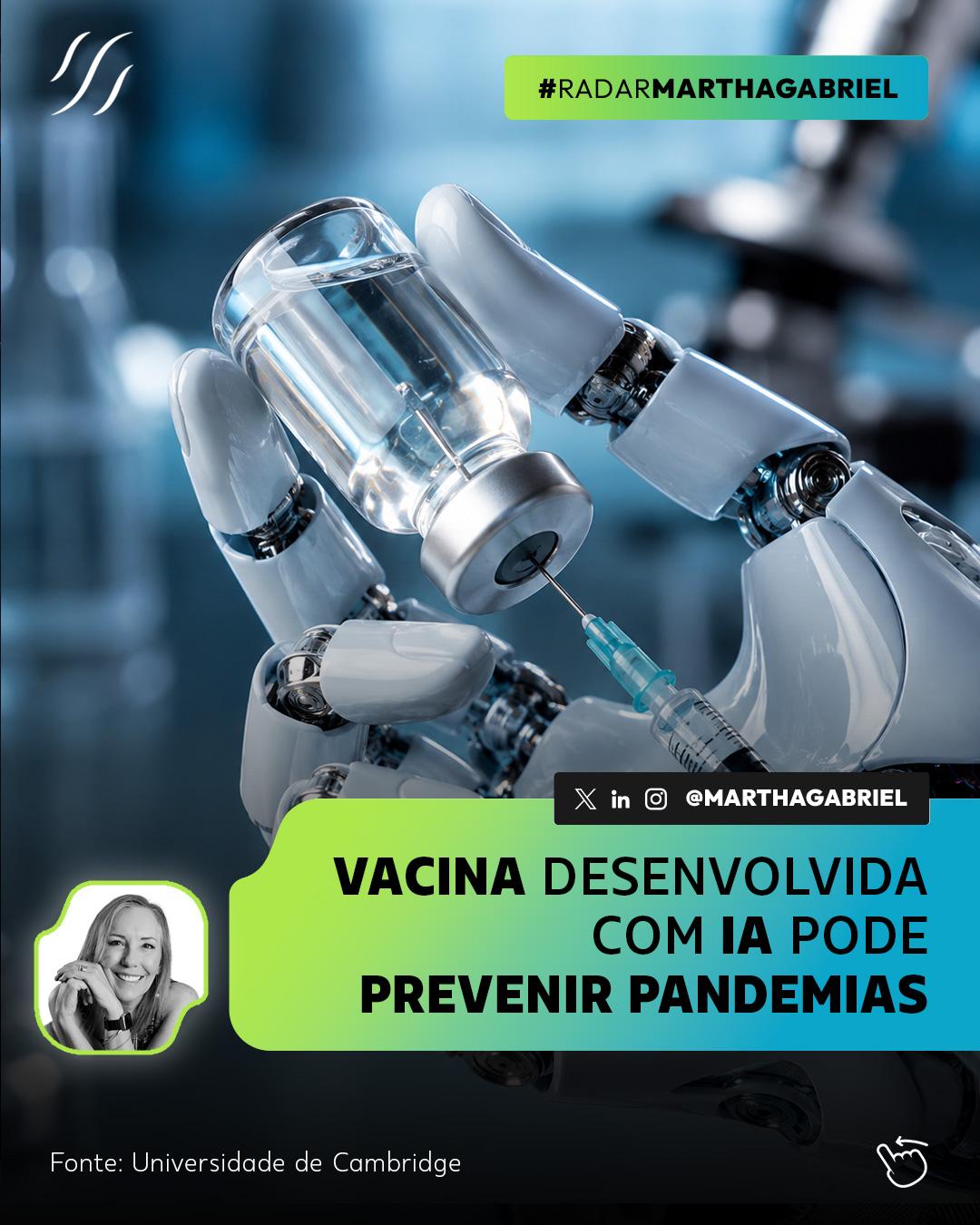 Vacina desenvolvida com IA pode prevenir pandemias